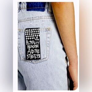 PRE-OWNED WOMENS KSUBI MELROSE MUSE SPLIT JEANS